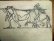 Drawing of Indians Carrying a Deer
