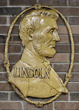 Lincoln Plaque at South Spencer High School
